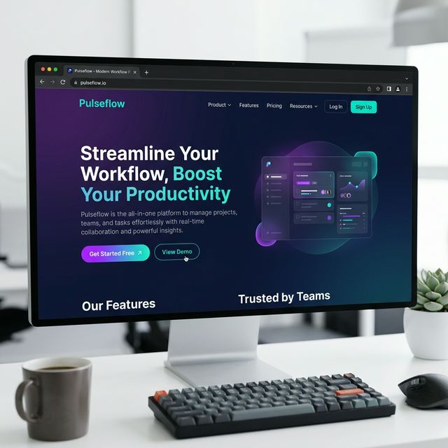 Modern Landing Page project