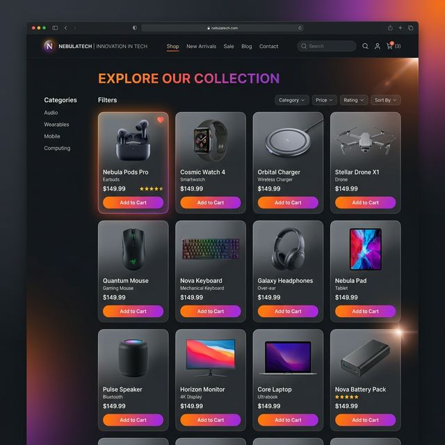 E-Commerce UI project